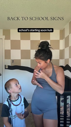 Back to School Signs with My Deaf Son