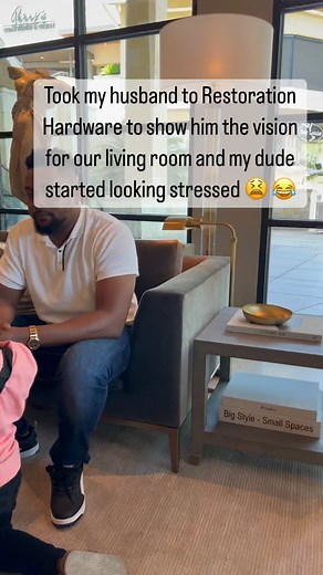 Segun and Lilian Ademakinwa | Austin, TX | Relationship on Instagram: "I love interior design but it also cost money. So I brought @biggadanboss to see the vision. And boy does he look stressed 😂😂😂 #money #wife #wifeduties #couples #marriage #marriedlife"