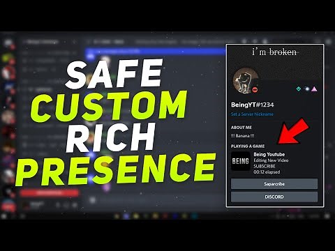 How To Have A Safe CUSTOM RICH PRESENCE on Discord in 2021 - Without BetterDiscord