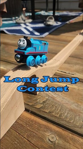 Epic Thomas & Friends Long Jump: Who jumps farthest? #thomas #trains