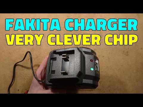 Impressively empty makita-clone battery charger - with schematic
