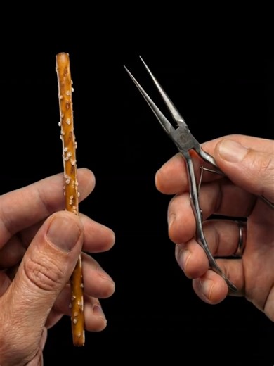 The Most Satisfying Ultra-Macro Pretzel Salt Removal Ever 🤯🧂🥨 #asmr #zoomin #oddlysatisfying #crunchy #fyp #viral