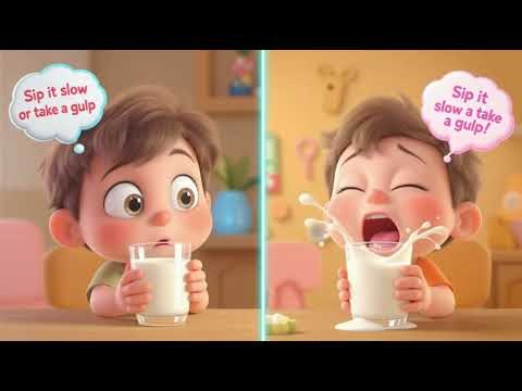 🥛 Drink Milk Every Day | Fun Kids Song & Healthy Habits Rhyme@rhymesofwonder