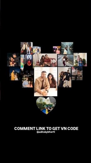 New Trending VN QR Code for Couples | Aesthetic Video Editing Template 2026