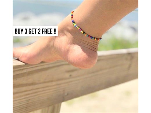 Gifts for Her, Gift, Personalized Gifts, Anklets, Anklets for Women, Boho Anklets, Handmade Gifts, Birthday Gift, Women Anklets, Jewelry - Etsy