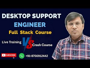 Desktop Support Eng Full Stack Course | Live training vs Crash Course \\ icnt gyan