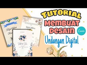 Tutorial membuat Desain Undangan Digital/ undangan pernikahan di aplikasi Canva