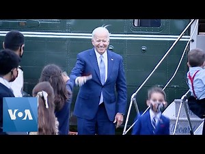Leaving D.C., Biden Gives Marine One Tour to Kids