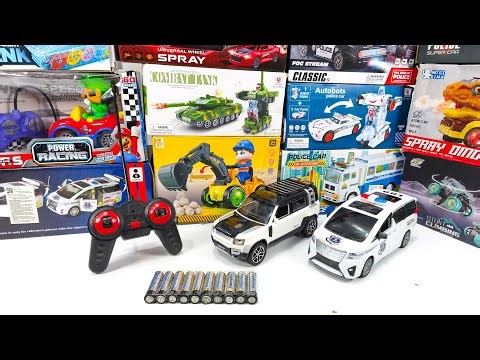 RC Collection Unboxing | SUV Police Car, Diecast Car, Super Engineering Truck & Super Mario RC Car