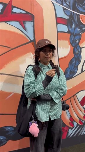 A time for reflection 🪞⁠ ⁠ Meet Crisselle, ⁠Santa Ana-based muralist and illustrator. Much of her work is defined by her distinct style that features female character-led pieces. These figures embody renewal, growth and moving forward, giving her illustrations a sense of energy and strong emotion. Her work is loved by many, with any person being able to relate and find meaning.⁠ ⁠ "Common Ground" is now open in the Main Gallery until March 27. Tickets available in person or online at muzeo.org.