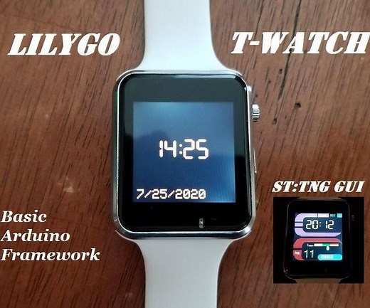 Lilygo T-Watch 2020 Arduino Framework