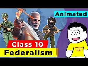Class 10 Civics chapter 2 - Federalism | Class 10 | Federalism Class 10 full chapter (Animation)