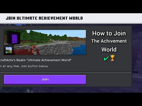 Unlock ALL Minecraft Achievements FAST! (Join Achievement World)