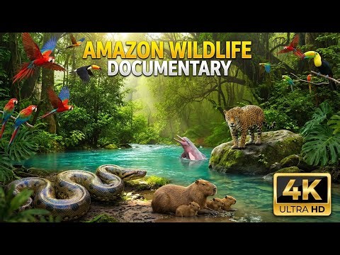 Amazon Rainforest Animals - Predators and Prey | Wildlife Survival in the Jungle (4K UHD)