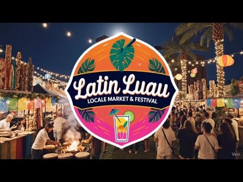 Latin Luau Locale Market & Festival is on April 25, 2026 starting at 12pm