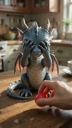 Tiny Baby Dragon Loses the Ball Game 😂🐉 | Funniest Dragon Ever! #shorts
