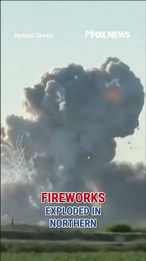 Fireworks warehouse explodes into fireball #shorts #fireworks #us #news #usa #explosion #california