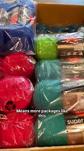 32K views · 255 reactions | You know what every-day free shipping means? More yarn! Free shipping now on orders over $100 USD! Shop now: https://bit.ly/4mstJA7 | Red Heart Yarns | Facebook