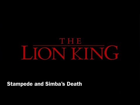 The Lion King-Stampede and Simba’s Death