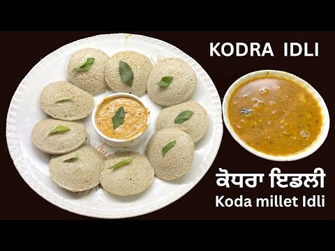 MILLET IDLI | ਕੋਧਰਾ ਇਡਲੀ | कोधरा इडली | KODO MILLET RECIPE
