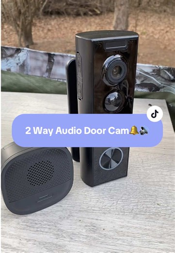 2 Way Audio Doorbell: Easy Setup and Waterproof Design