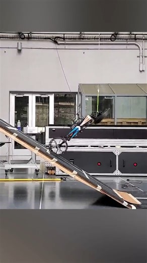 This robot drone doesn’t just fly. It walks, rolls, balances, climbs, and transforms depending on the terrain. Developed by California Institute of Technology, the Multi-Modal Mobility Morphobot (M4) can switch between eight different movement modes in real time. One robot. Multiple mobility strategies. Is multi-modal locomotion the future of exploration and inspection robots? 🎥 Video Credit : @caltechedu , Caltech ⚠️ This video is shared for educational and informational purposes only. It does