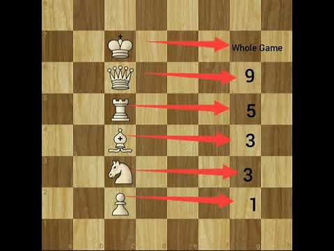 Chess piece values - Points!How points work in chess!! Importance of points!!!Chess for begginers!!!