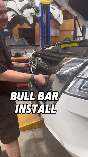 Bull Bar Installation for Off-Road 4x4 Vehicles