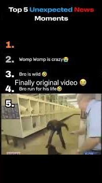 Top 5 Unexpected News Moments 😭