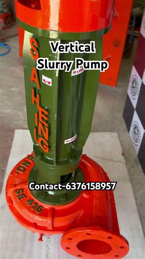 Vertical slurry pump for Marble,granite and Quartz wtp #stone #slurrypump #wtp #india #reels #pump