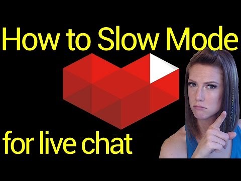 How to Enable Slow Mode for Live Chat in YouTube Gaming