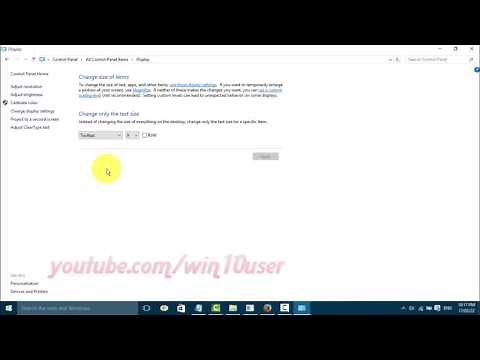 Windows 10 : How to Change Tooltips text size