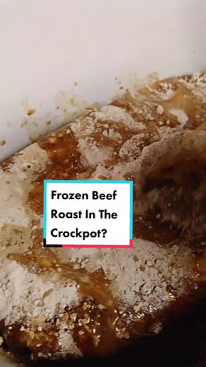 Let's cook a frozen beef roast in the crockpot! #beef #iowabeef #roast #recipe #slowcooker #crockpot #glutenfree #dinnertime #mealprep