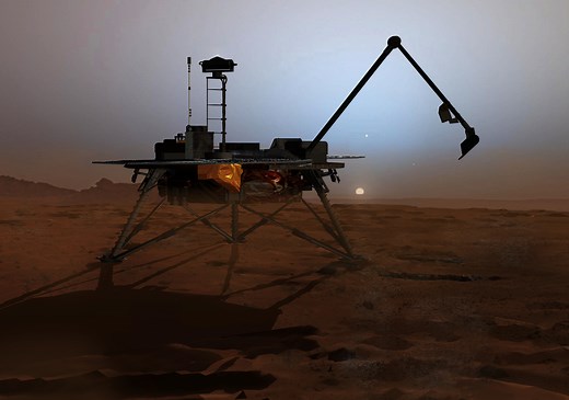 Phoenix Mars Lander: The First Spacecraft to Taste Martian Water