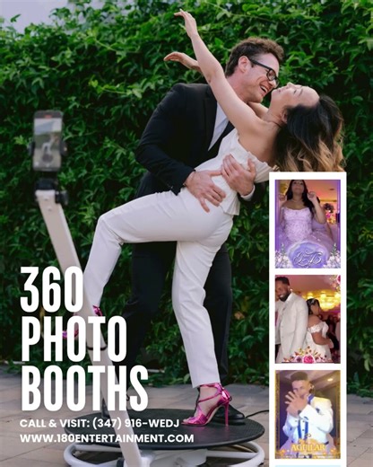 RESERVE YOUR 360 BOOTH TODAY | www.180Entertainment.com
