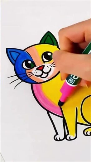 Wait for the Rainbow Cat! 🌈🐱 (So Satisfying)