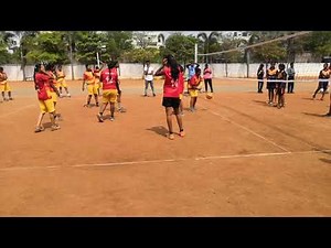 Karnataka w/s Tamilnadu 26th National Throwball match at Hyderabad