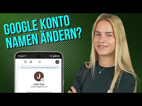 Google Account Name ändern