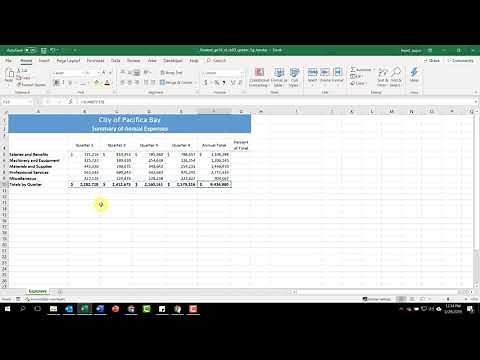 OLD Excel Chapter 3 Grader Project Walkthrough