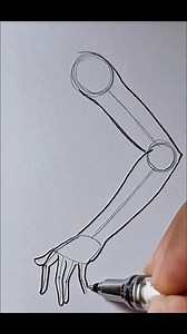 easy to learn arm drawing method #art #pencildrawing #drawing | OnePencil