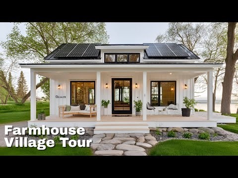 Inside a Charming Farmhouse Tiny House Village! Retirement Redefined