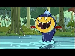 Uzun Kuyruk Marsupilami Sazlı Nehirde Dev Balık