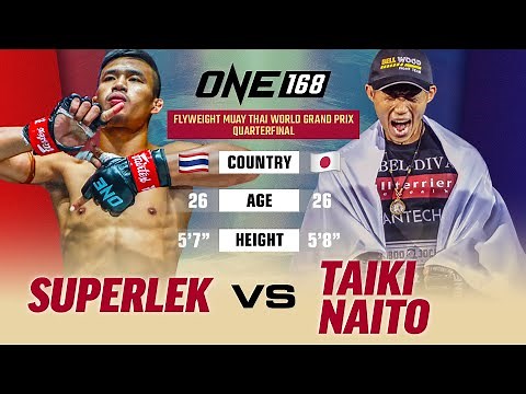 Crazy Striking Showcase ⚔️ Superlek vs. Taiki Naito | Full Fight
