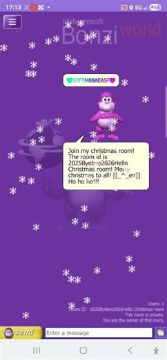 Join my christmas room!!! #bonziworld