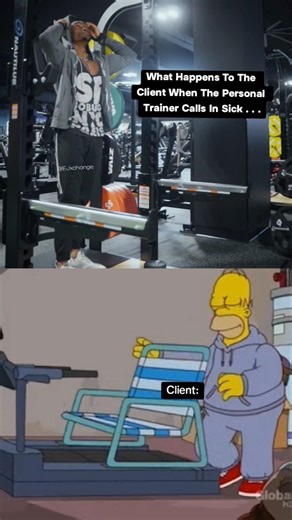 What Happens To The Client When Personal Trainer Calls In Sick . . . #shorts #workout #trainer