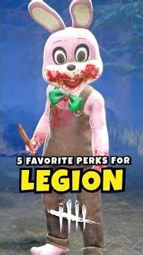 5 FAVORITE Perks for LEGION in DBD 😛 #dbd #deadbydaylight