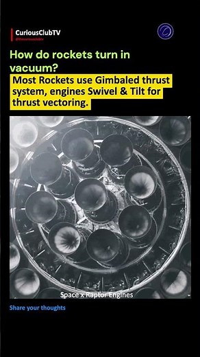 How Does a Rocket Turn in Space? #astronomy