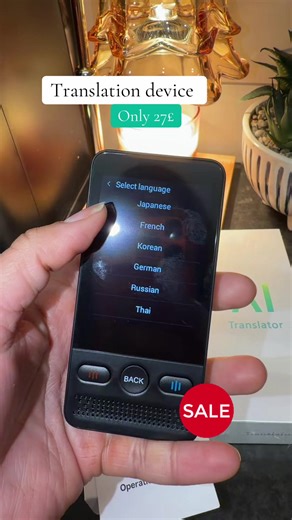 Ai translator with so many languages to select from . -Group translation -Chat GPT -Smart recording -offline Photo taking -Photo translation -world clock etc #aitranslator#translator #language #tiktokmademebuylt #translationdevice