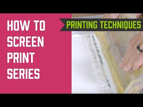 How to Screen Print Series - Screen Printing Techniques
