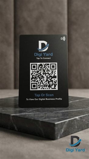 Digi Yard l NFC Business Card | From smart NFC cards to stylish QR stands 📲✨ Digi Yard brings all your digital connections into one powerful tap & scan 💥 No more long... | Instagram
